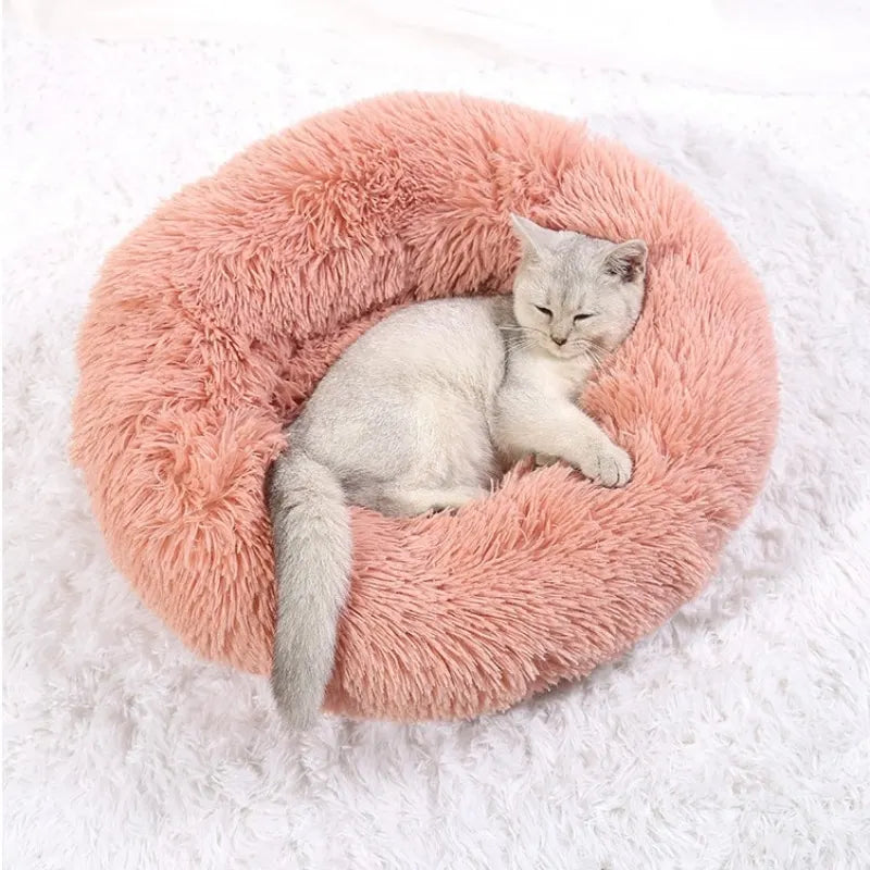 Lit rond super doux pour chien et chat