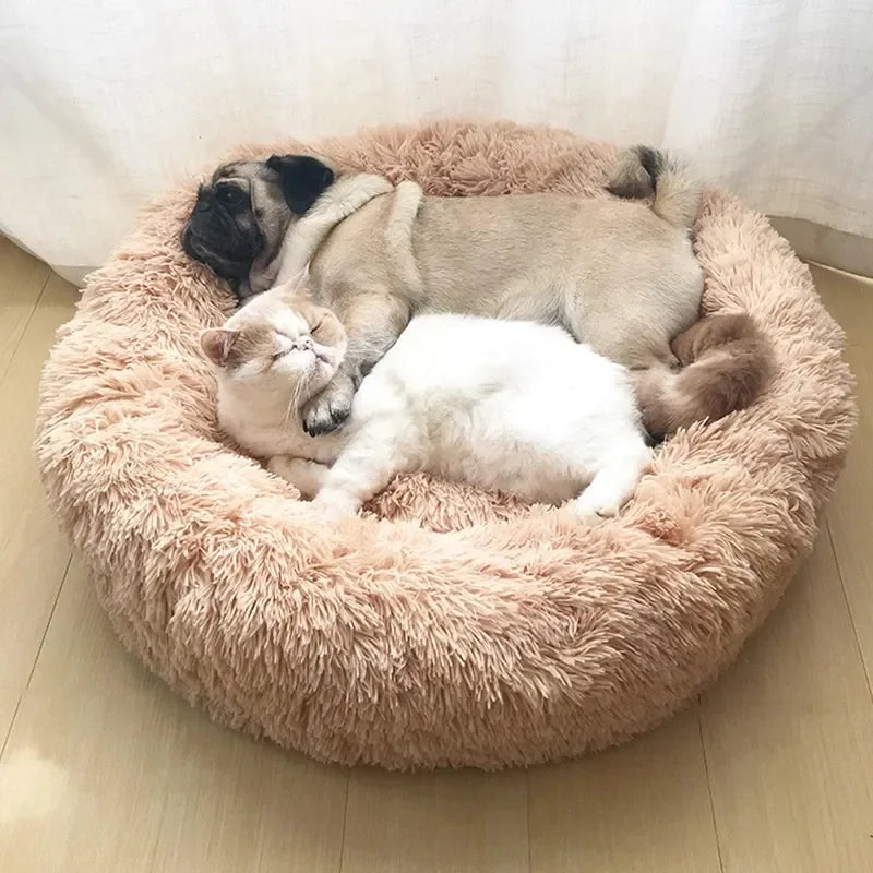 Lit rond super doux pour chien et chat