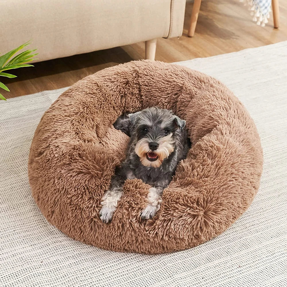 Lit rond super doux pour chien et chat